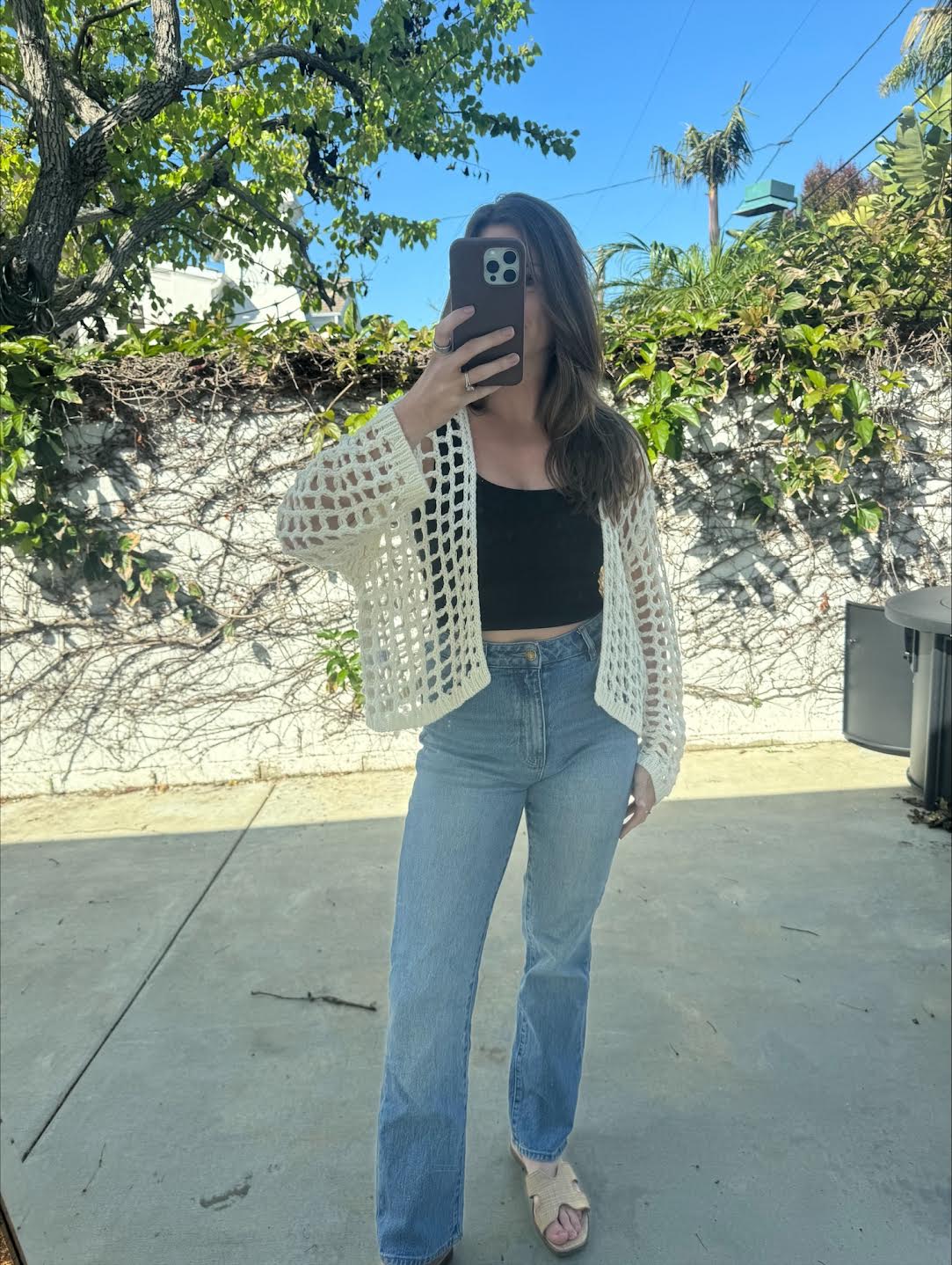 Crochet Knit Cardigan