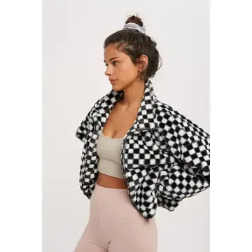 Checker Teddy Jacket