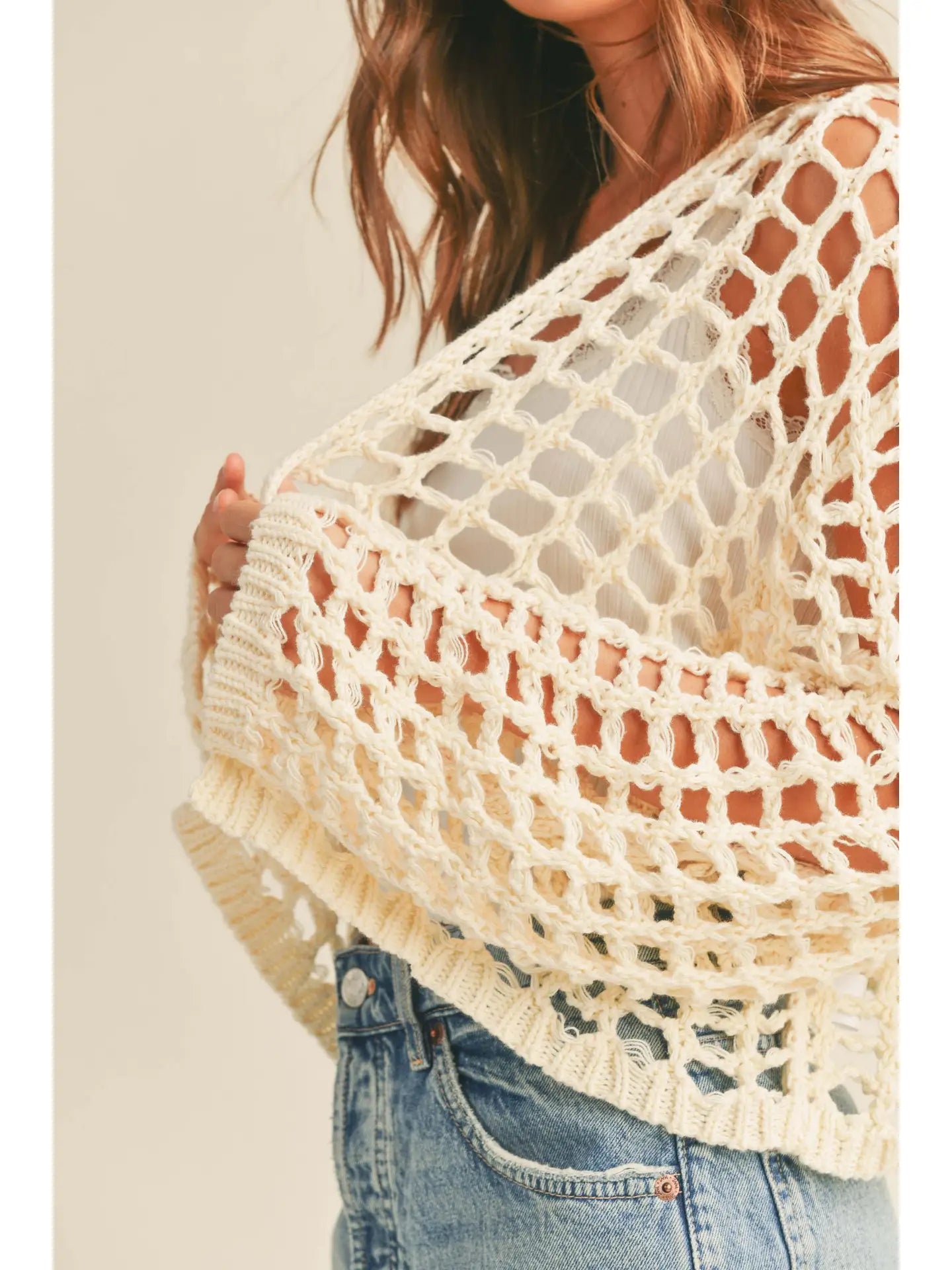 Crochet Knit Cardigan