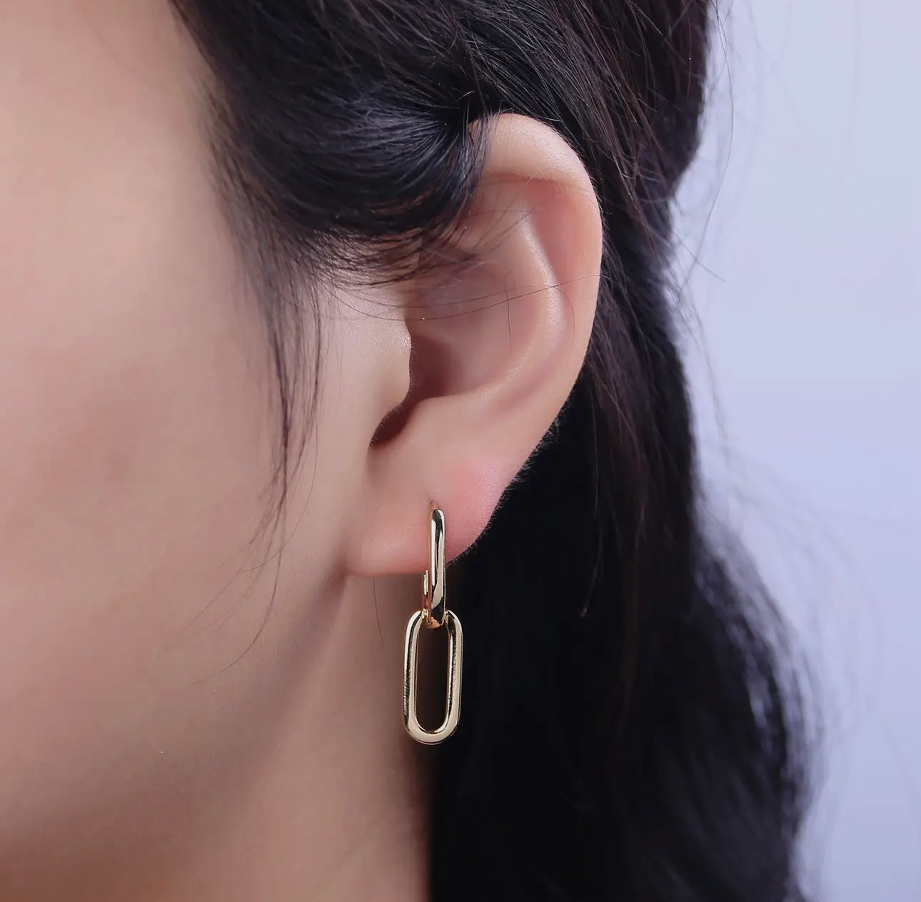 Dangle Link Chain Earring