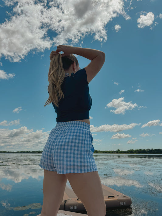 Gingham Shorts