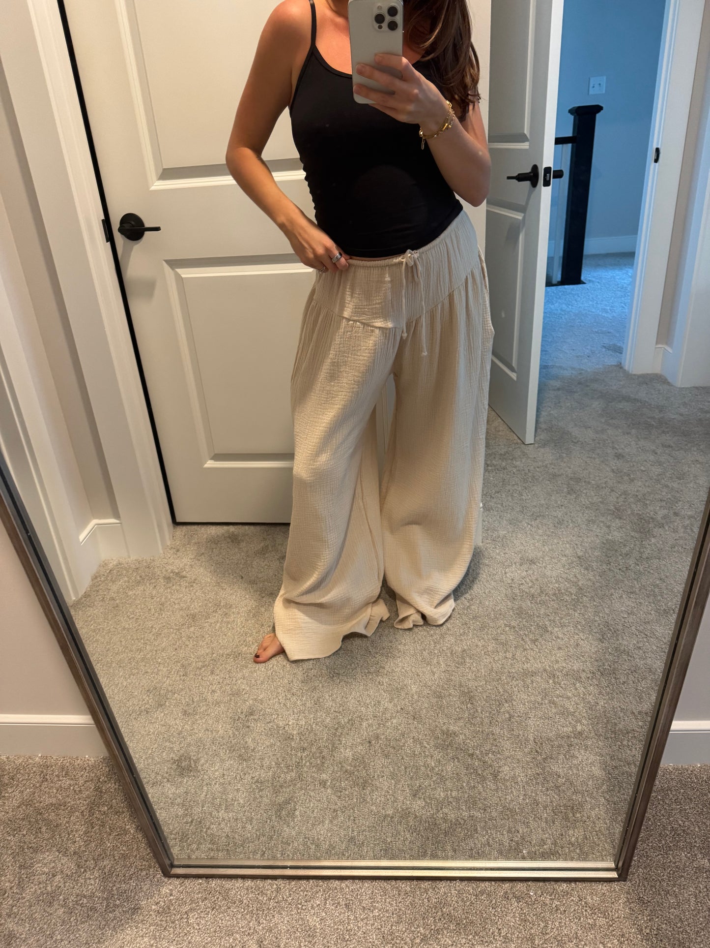 Linen Wide Leg Pants