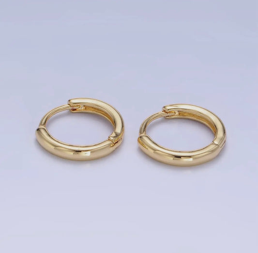 Gold Huggie Earring