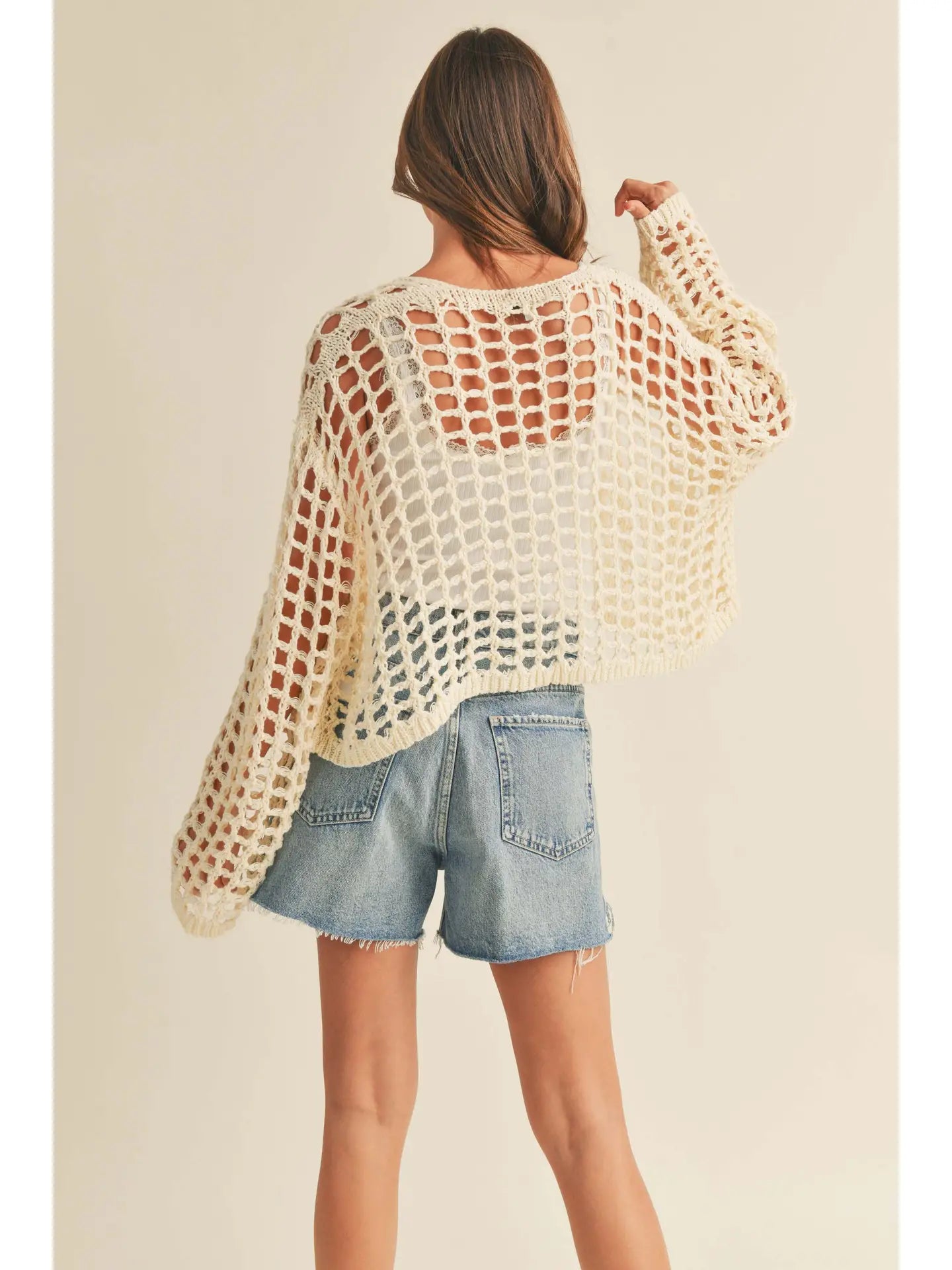Crochet Knit Cardigan