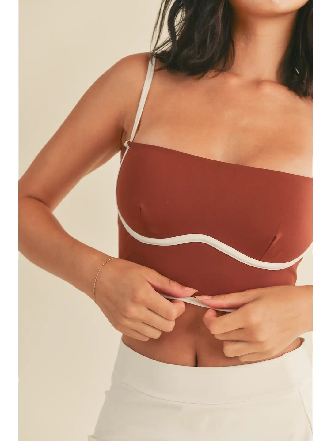 Cinnamon Sculpting Bra Tank