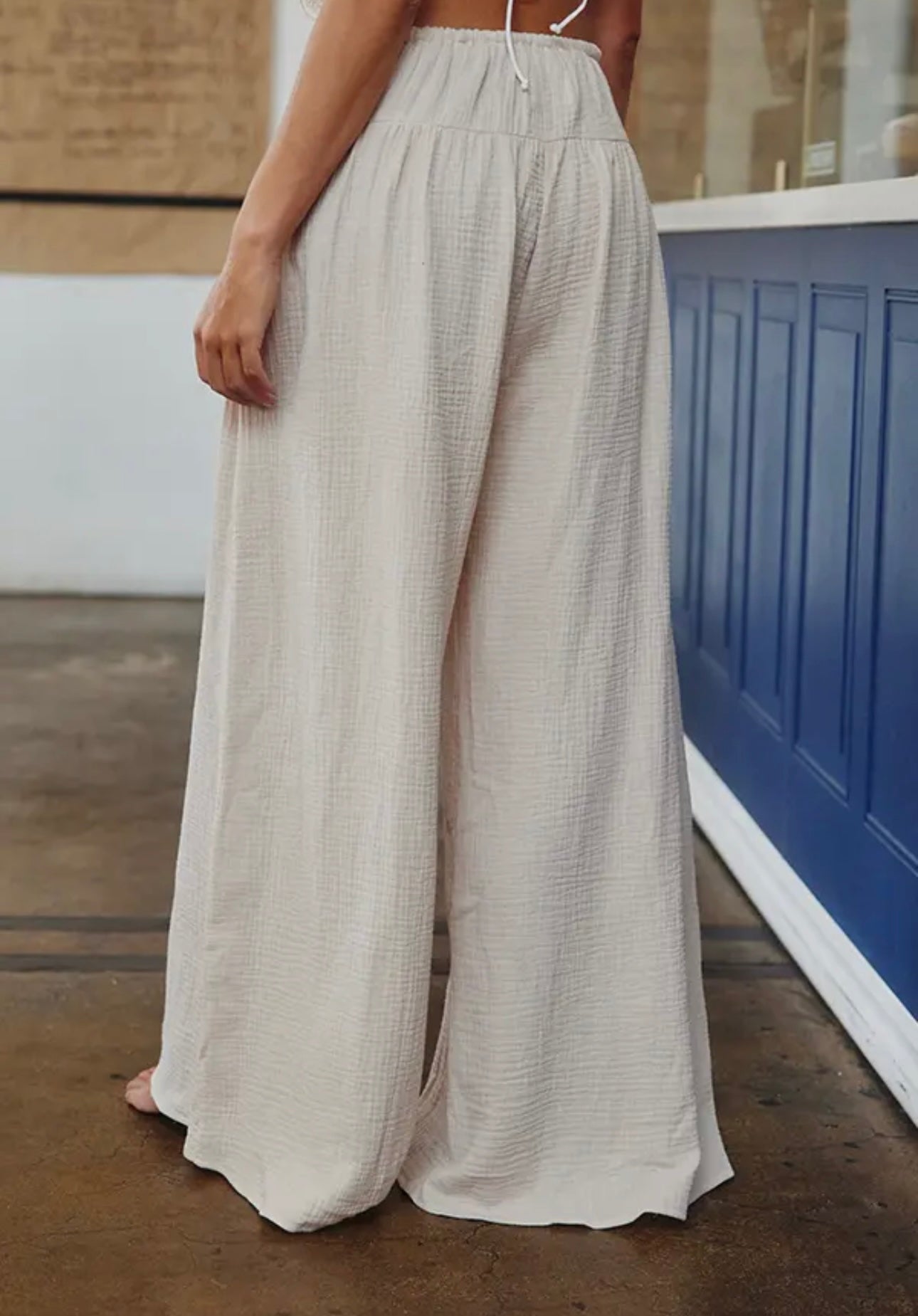 Linen Wide Leg Pants