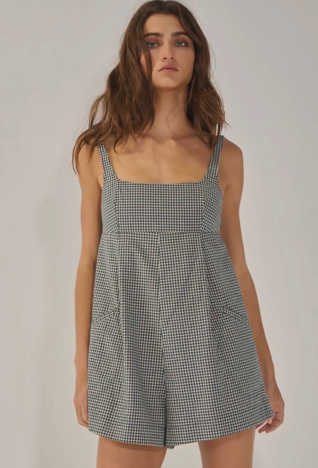 Checkered Romper