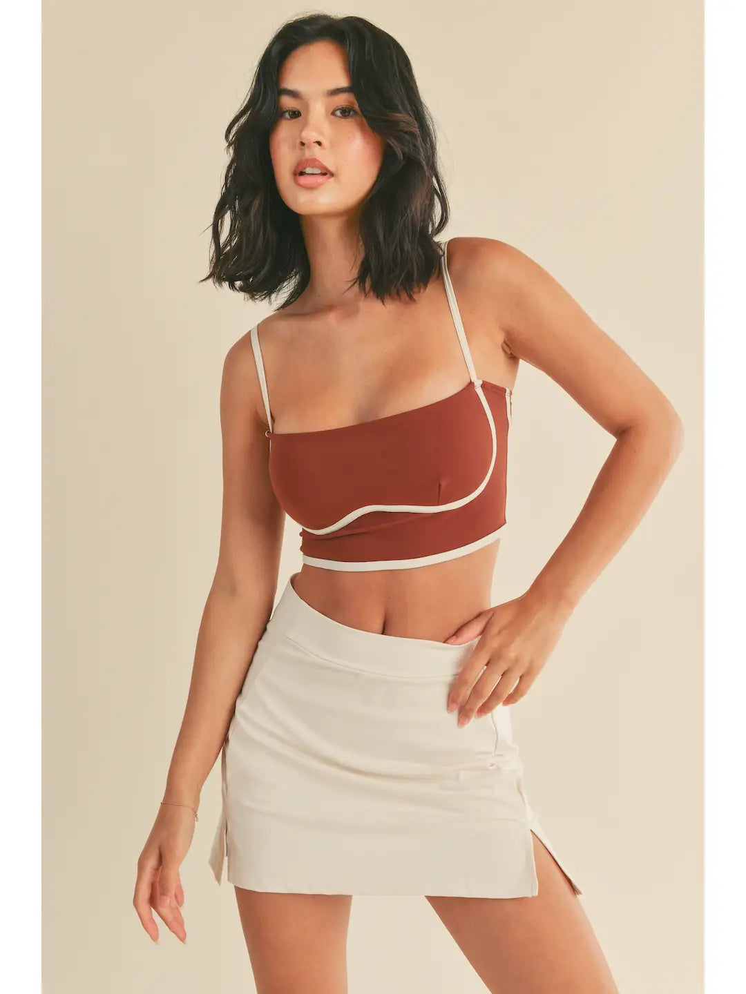 Cinnamon Sculpting Bra Tank