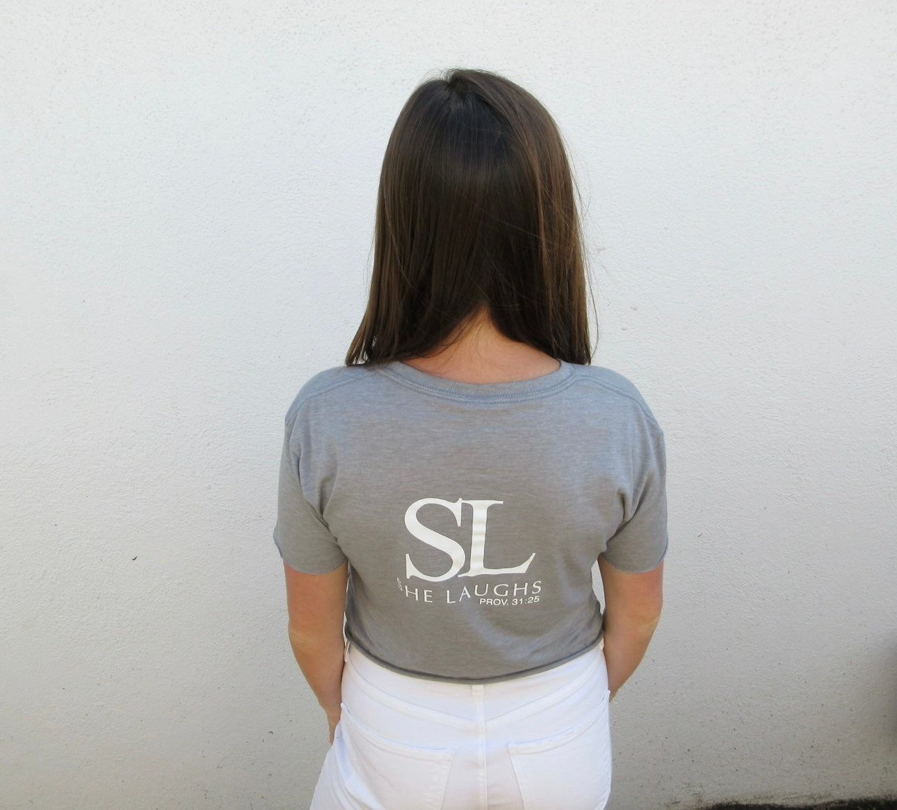 She Laughs Cropped Tee