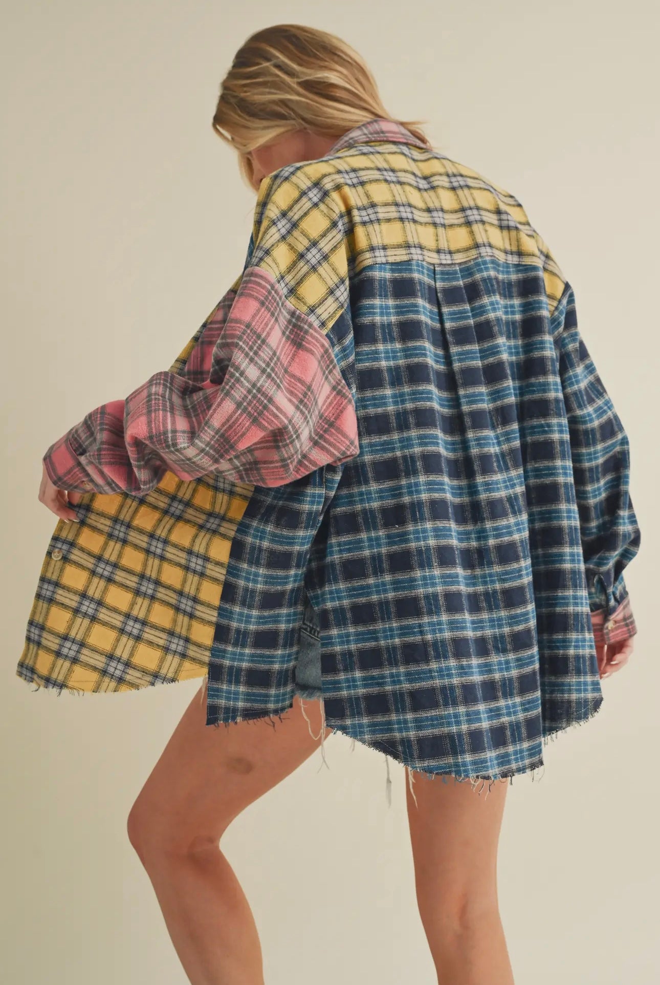 Missy Multi Color Plaid Flannel