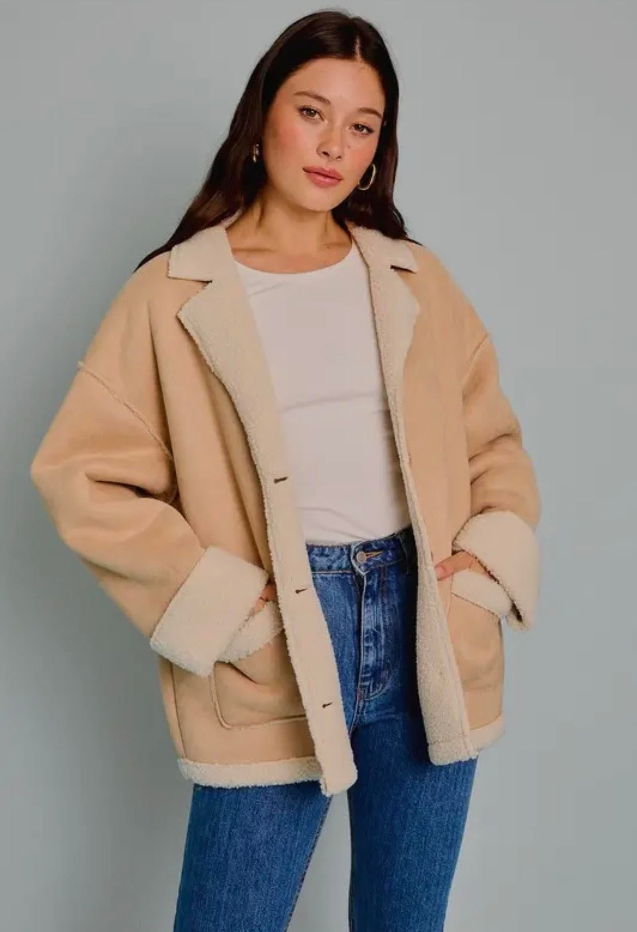 Oversized Button Up Jacket