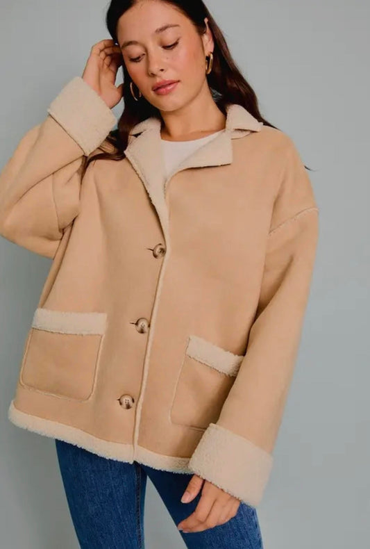 Oversized Button Up Jacket
