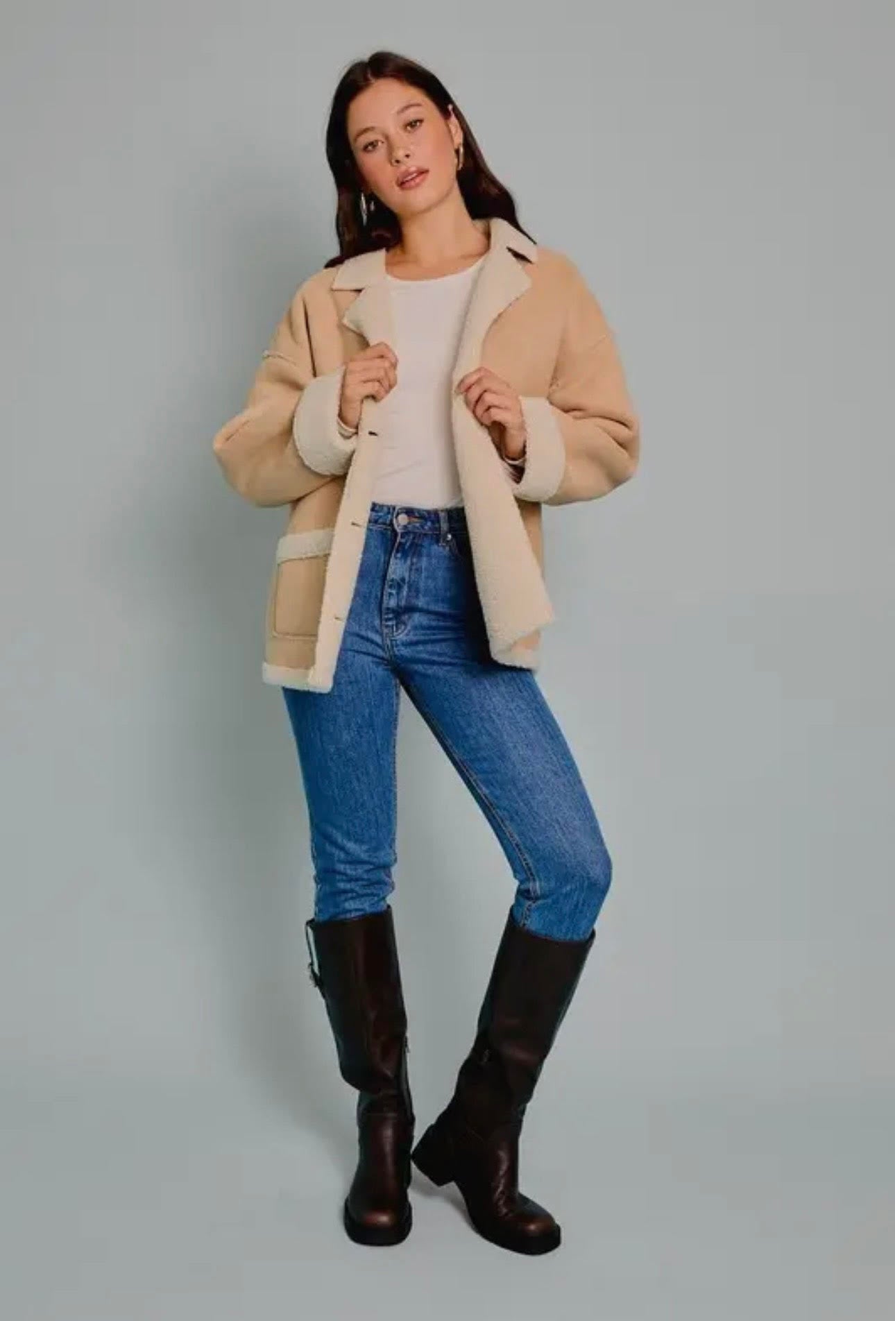 Oversized Button Up Jacket